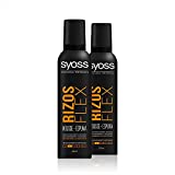 Syoss - Espuma Rizos Flex - Rizos Perfectamente Definidos Sin Encrespamiento - 2uds...