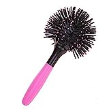 Cepillo para el cabello, cepillo para el cabello 3D con forma de bola y secado por...
