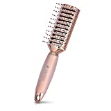 Navaris Cepillo de pelo desenredante - Cepillo de ventilación para cabello rizado...