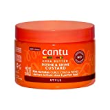 Cantu Define & Shine Custard - Manteca de karité para rizos, 340g, 1 unidad