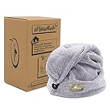 myHomeBody Toalla para el Cabello | Turbante de Lujo de Secado Rápido...