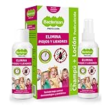 BACTERISAN Bacterisan Pack Pediculicida - Elimina piojos y liendres 100 ml - Champú...